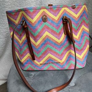 Dooney & Bourke Chevron Dover Tote